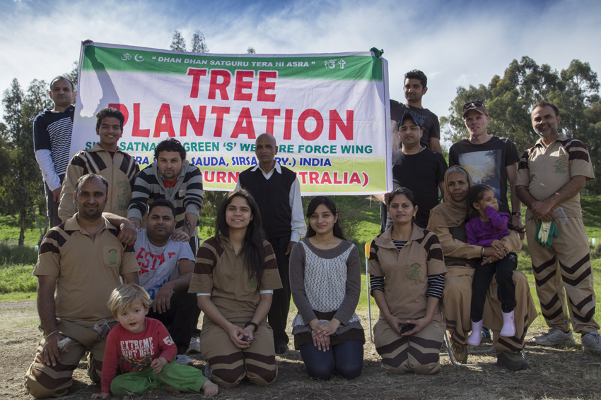 Tree plantation melbourne-australia green s welfare force