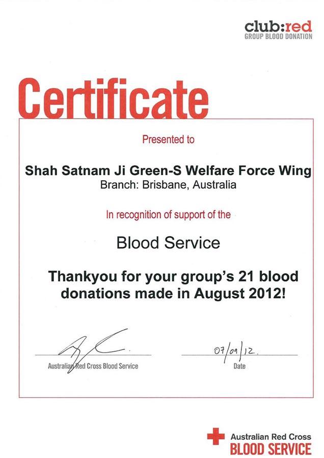 blood donation brisbane aug 2012